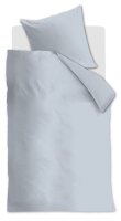 Ambiante Baumwolle Bettwäsche Cotton Uni Light Blue...