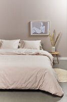 Ambiante Baumwolle Bettwäsche Cotton Uni Light Pink...