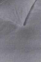 Ambiante Baumwolle Bettwäsche Edo Dark Grey Dunkel 155 cm x 220 cm grau