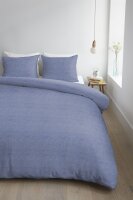 Ambiante Baumwolle Bettwäsche Edo Indigo Blue Indigo 155 cm x 220 cm blau