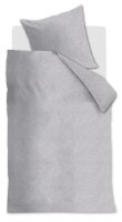 Ambiante Baumwolle Bettwäsche Edo Soft Grey Zart 135...