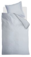 Ambiante Mako Satin Bettwäsche Satin Uni Light Blue...