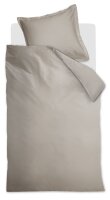Ambiante Mako Satin Bettwäsche Satin Uni Sand Sand...