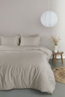 Ambiante Mako Satin Bettwäsche Satin Uni Sand Sand...