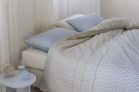 Beddinghouse Baumwollmischung Bettwäsche Archer Blue 135 cm x 200 cm blau