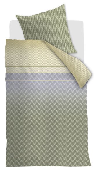 Beddinghouse Baumwollmischung Bettwäsche Archer Green 155 cm x 220 cm grün