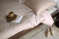 Beddinghouse Baumwollmischung Bettwäsche Archer Sand Sand 155 cm x 220 cm natur