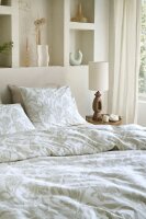 Beddinghouse Mako Satin Bettwäsche Irys Sand Sand 135 cm x 200 cm natur