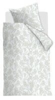 Beddinghouse Mako Satin Bettwäsche Irys Sand Sand 135 cm x 200 cm natur