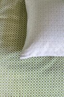 Beddinghouse Baumwollmischung Bettwäsche Nadine Green 155 cm x 220 cm grün