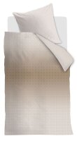 Beddinghouse Baumwollmischung Bettwäsche Nadine Sand Sand 155 cm x 220 cm natur