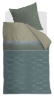 Beddinghouse Baumwolle Bettwäsche Riven Blue 135 cm x 200 cm blau