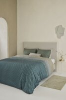 Beddinghouse Baumwolle Bettwäsche Riven Blue 155 cm...