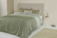 Beddinghouse Baumwolle Bettwäsche Riven Green 155 cm...