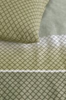 Beddinghouse Baumwolle Bettwäsche Riven Green 155 cm x 220 cm grün