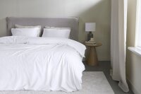 Beddinghouse Baumwollmischung Bettwäsche Sun White 135 cm x 200 cm weiß