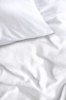 Beddinghouse Baumwollmischung Bettwäsche Sun White 135 cm x 200 cm weiß