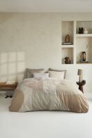 Beddinghouse Baumwolle Bettwäsche Tove al 155 cm x 220 cm natur