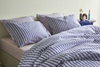 Beddinghouse Seersucker Bettwäsche Veya Blue 155 cm x 220 cm blau