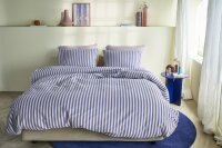 Beddinghouse Seersucker Bettwäsche Veya Blue 155 cm x 220 cm blau