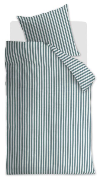 Beddinghouse Seersucker Bettwäsche Veya Green 155 cm x 220 cm grün