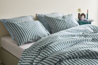 Beddinghouse Seersucker Bettwäsche Veya Green 155 cm x 220 cm grün