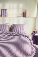 Beddinghouse Seersucker Bettwäsche Veya Mauve Mauve 155 cm x 220 cm lila