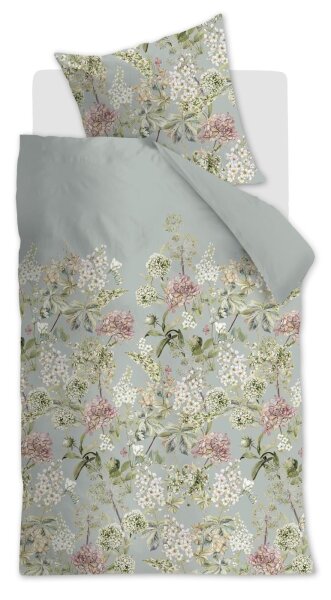Beddinghouse Baumwolle Bettwäsche Corsage Green 155 cm x 220 cm grün