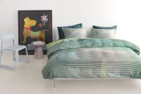 Beddinghouse Mako Satin Bettwäsche DD Lombard Street Green 155 cm x 220 cm grün