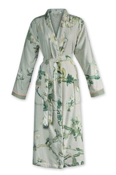 Beddinghouse Heimtextilie Ba mantel GOGH Blossom Bathrobe Green XXL cm x cm grün