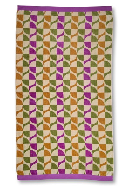 KAAT Amsterdam Heimtextilie Strandtuch KA Luana Multi 100 cm x 180 cm bunt