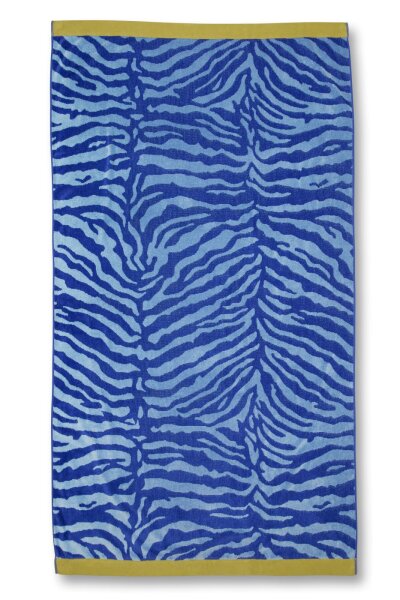 KAAT Amsterdam Strandtuch KA Zayda Blue 100x180 Blau
