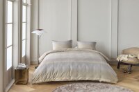 Beddinghouse Mako Satin Bettwäsche Abstract al 155 cm x 220 cm natur