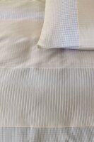 Beddinghouse Mako Satin Bettwäsche Abstract al 155 cm x 220 cm natur
