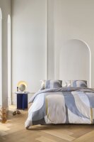 Beddinghouse Mako Satin Bettwäsche Archi Blue Grey...
