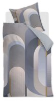 Beddinghouse Mako Satin Bettwäsche Archi Blue Grey...