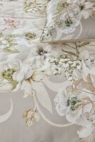 Beddinghouse Mako Satin Bettwäsche Existence al 135 cm x 200 cm natur
