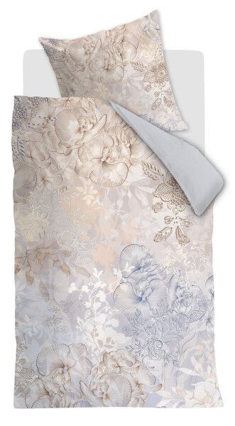 Beddinghouse Mako Satin Bettwäsche Profil Pastel Pastel 155 cm x 220 cm rosa