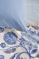 Oilily Mako Satin Bettwäsche OLY Taya Blue 135 cm x 200 cm blau