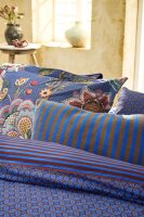 PIP Studio Bettw&auml;sche DE PIP Alvida Dark Blue 135x200 Dunkelblau