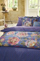 PiP Studio Perkal Bettwäsche PIP Alvida Dark Blue Dunkel 155 cm x 220 cm blau