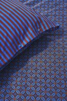 PiP Studio Perkal Bettwäsche PIP Alvida Dark Blue Dunkel 200 cm x 200 cm blau