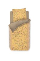 PiP Studio Perkal Bettwäsche PIP Bodhi Flower Yellow 135 cm x 200 cm gelb