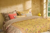 PiP Studio Perkal Bettwäsche PIP Bodhi Flower Yellow 155 cm x 220 cm gelb