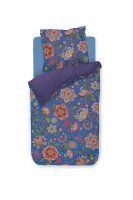 PiP Studio Perkal Bettwäsche PIP Bombay Bold Dark Blue Dunkel 155 cm x 220 cm blau