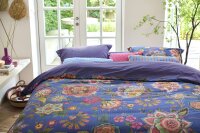 PiP Studio Perkal Bettwäsche PIP Bombay Bold Dark Blue Dunkel 155 cm x 220 cm blau