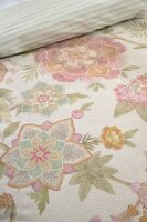 PiP Studio Perkal Bettwäsche PIP Bombay Bold Off-white Cremefarben 155 cm x 220 cm natur