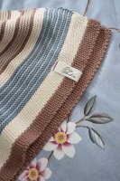 PIP Studio Kuscheldecke PIP Bonsoir Combistripe Blue 130x170 Blau