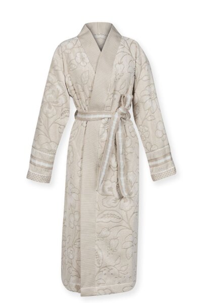 Optidream Heimtextilie PIP Studio Ba mantel PIP Jasmin Jacquard Bathrobe Sand XXL Sand cm x cm natur