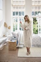 Optidream Heimtextilie PIP Studio Ba mantel PIP Jasmin Jacquard Bathrobe Sand XXL Sand cm x cm natur